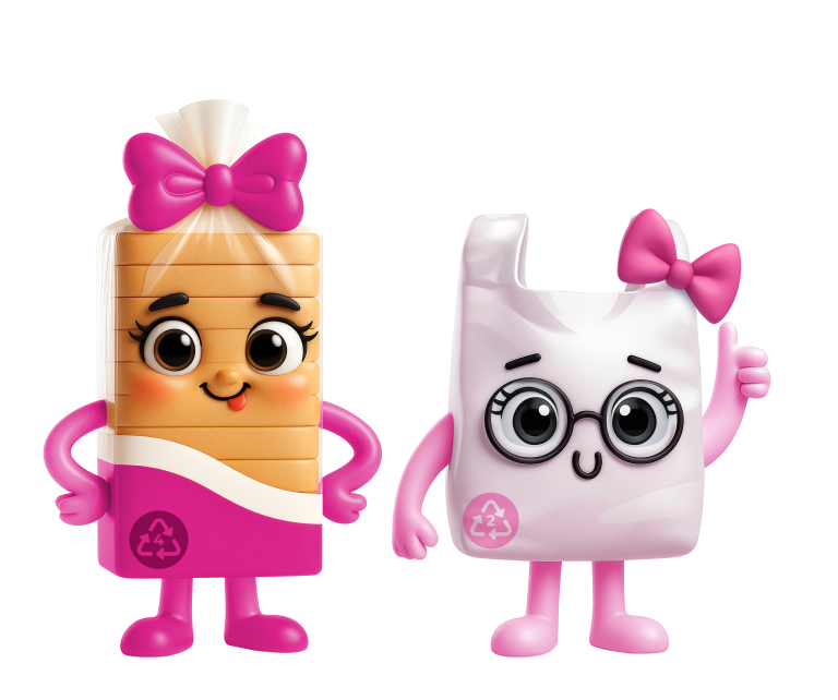 Personajes infantiles: Reciclaje en regreso a clases
